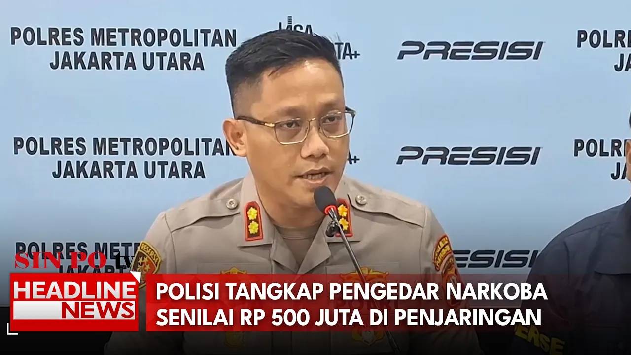 Polisi Tangkap Pengedar Narkoba Senilai Rp 500 Juta di Penjaringan