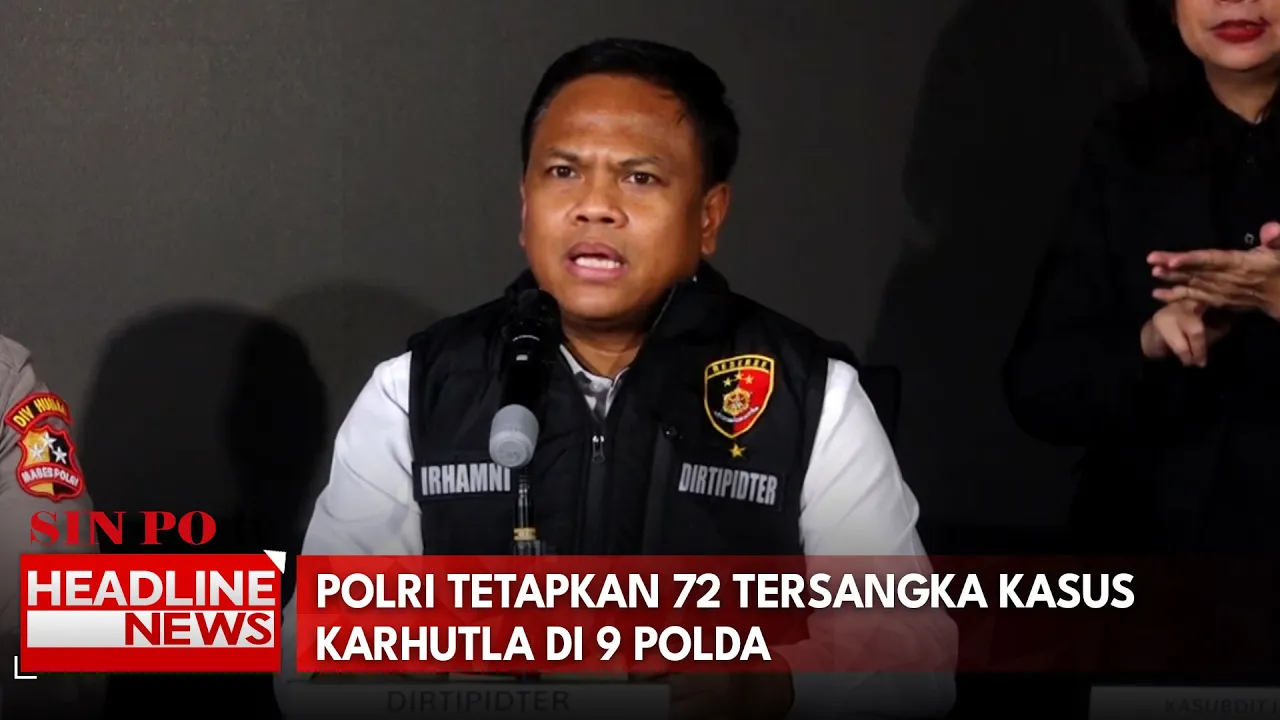 Polri Tetapkan 72 Tersangka Kasus Karhutla Di 9 Polda