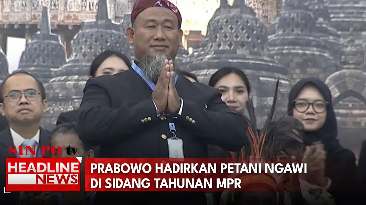 Prabowo Hadirkan Petani Ngawi Di Sidang Tahunan MPR
