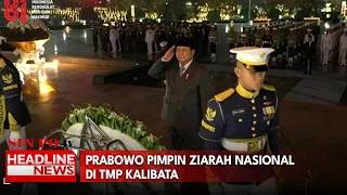 Prabowo Pimpin Ziarah Nasional Di TMP Kalibata