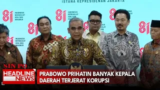 Prabowo Prihatin Banyak Kepala Daerah Terjerat Korupsi