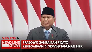 Prabowo Sampaikan Pidato Kenegaraan Di Sidang Tahunan MPR