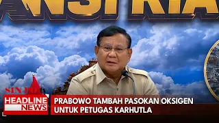 Prabowo Tambah Pasokan Oksigen Untuk Petugas Karhutla