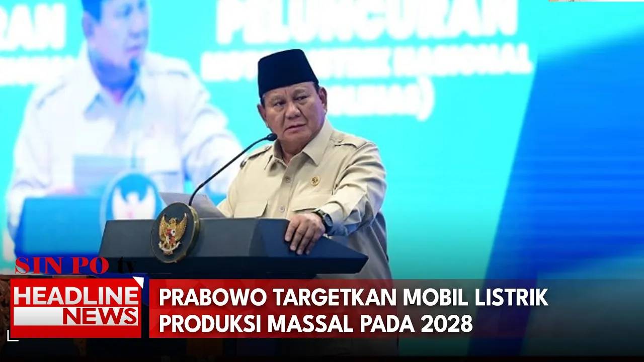 Prabowo Targetkan Mobil Listrik Produksi Massal Pada 2028