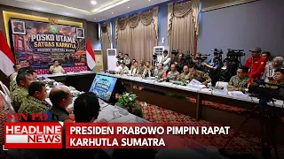 Presiden Prabowo Pimpin Rapat Karhutla Sumatra