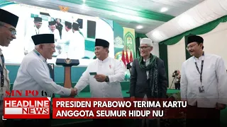 Presiden Prabowo Terima Kartu Anggota Seumur Hidup NU