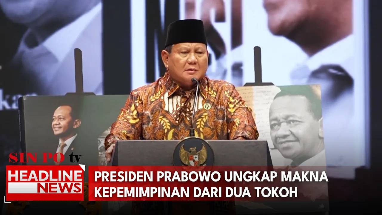 Presiden Prabowo Ungkap Makna Kepemimpinan Dari 2 Tokoh