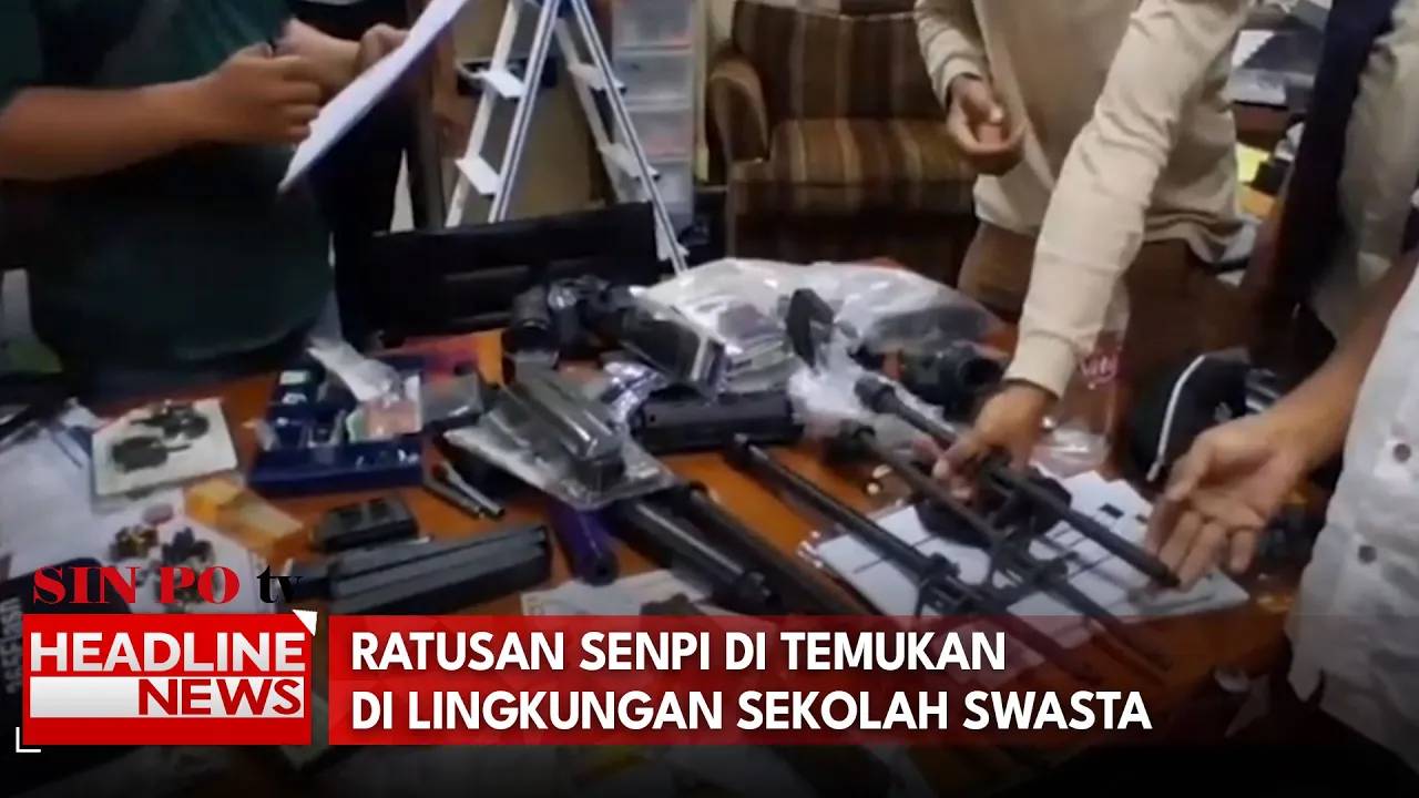 Ratusan Senpi Di Temukan Di Lingkungan Sekolah Swasta