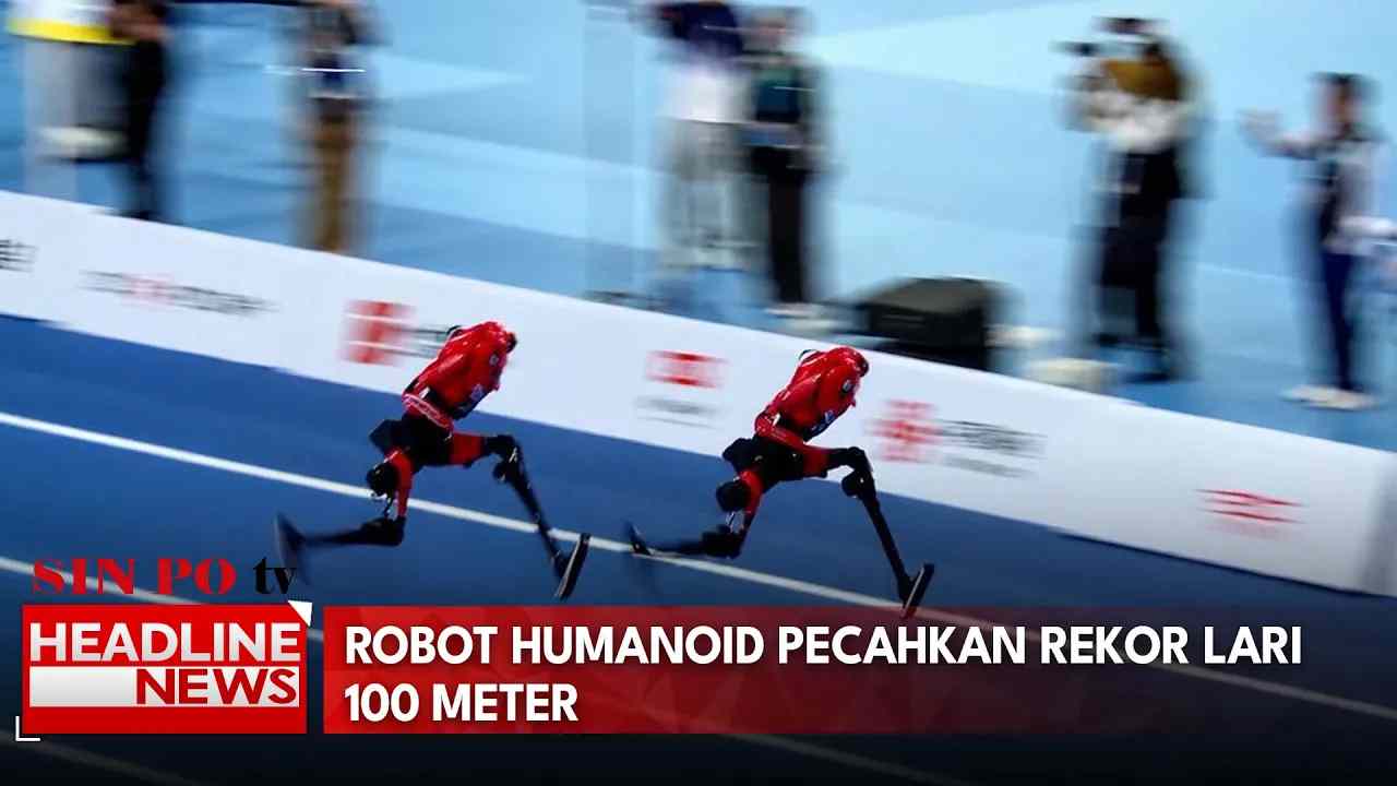 Robot Humanoid Pecahkan Rekor Lari 100 Meter