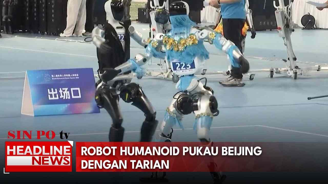 Robot Humanoid Pukau Beijing Dengan Tarian