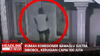 Rumah Komisioner Bawaslu Sultra Dibobol, Kerugian Capai 100 Juta