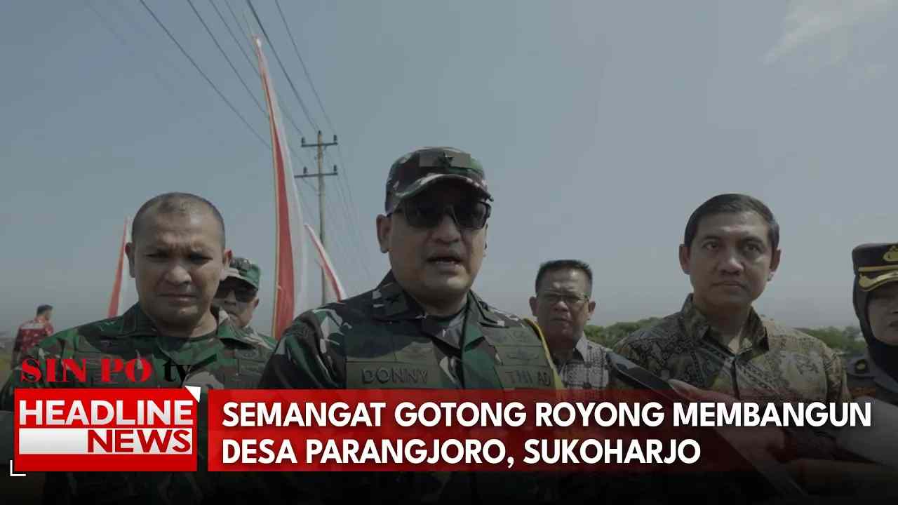Semangat Gotong Royong Membangun Desa Parangjoro, Sukoharjo
