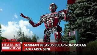 Seniman Belarus Sulap Rongsokan Jadi Karya Seni