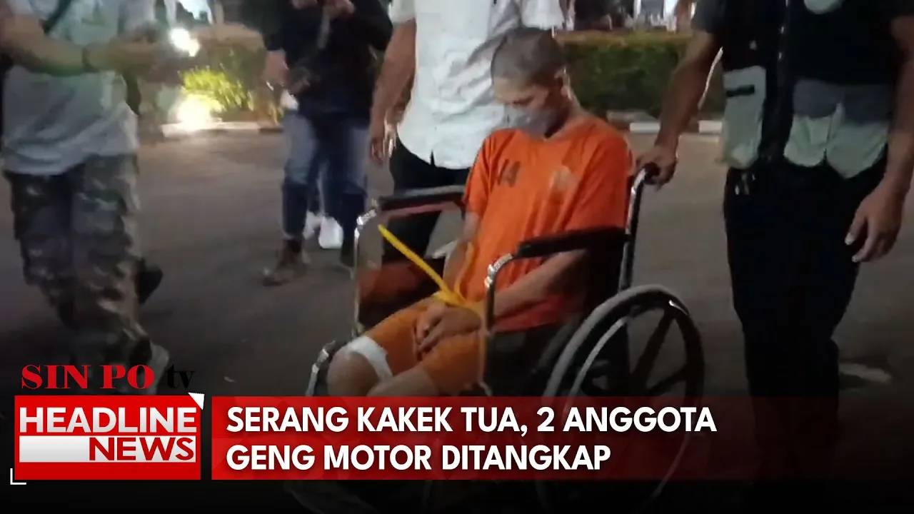 Serang Kakek Tua, 2 Anggota Geng Motor Ditangkap