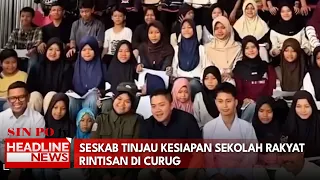 Seskab Tinjau Kesiapan Sekolah Rakyat Rintisan di Curug