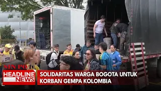 Solidaritas Warga Bogota Untuk Korban Gempa Kolombia