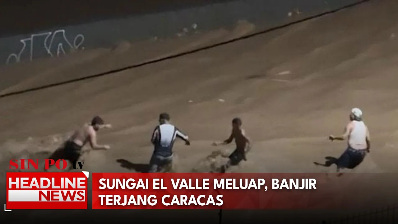 Sungai El Valle Meluap, Banjir Terjang Caracas