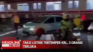 Taksi Listrik Tertemper Krl, 3 Orang Terluka