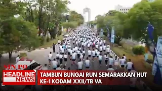 Tambun Bungai Run Semarakkan HUT ke-1 Kodam XXII/TB