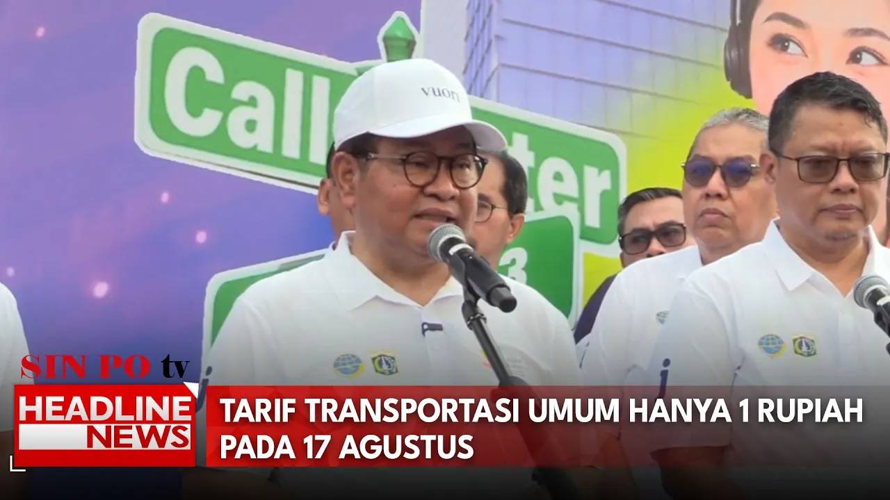 Tarif Transportasi Umum Hanya 1 Rupiah Pada  17 Agustus