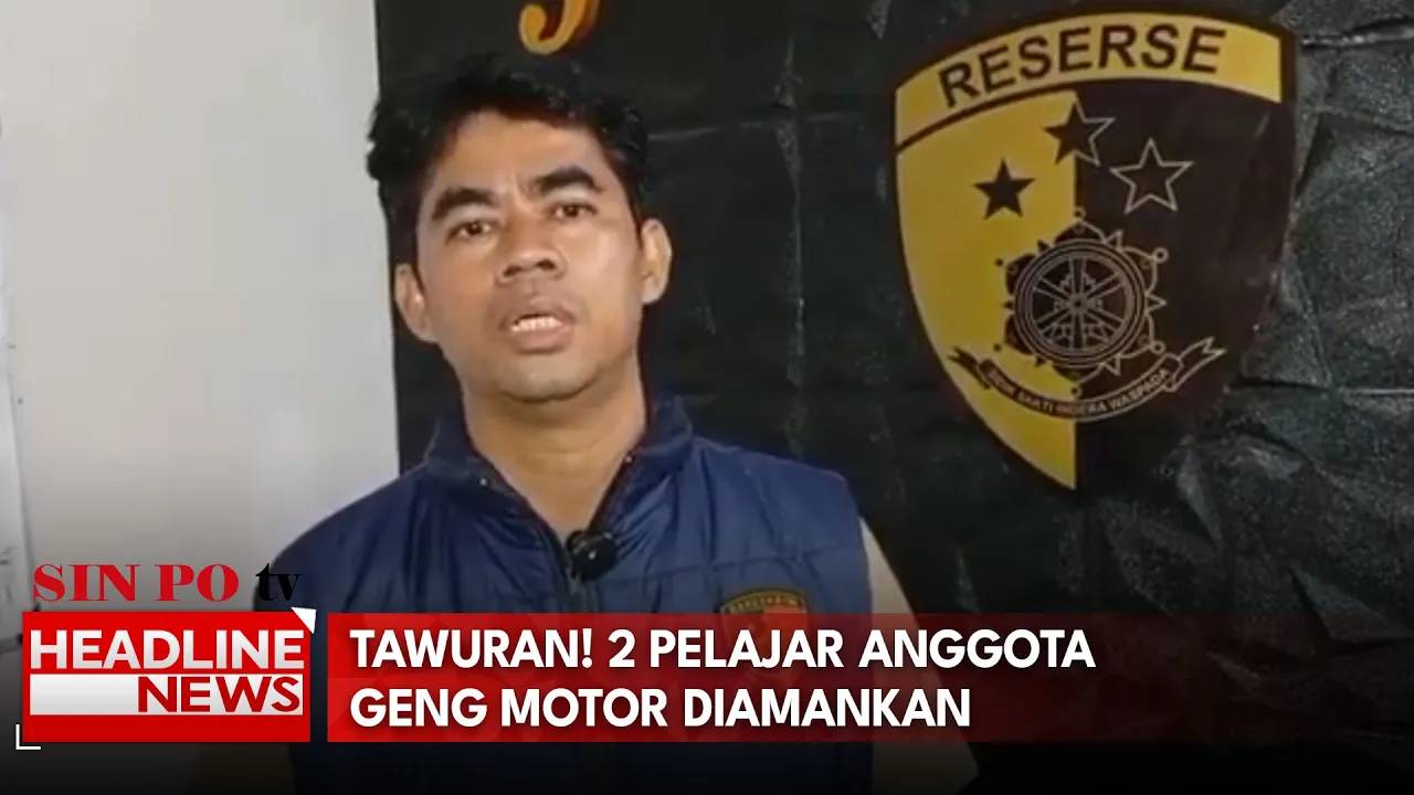 Tawuran! 2 Pelajar Anggota Geng Motor Diamankan