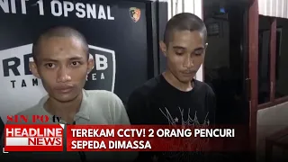 Terekam CCTV! 2 Orang Pencuri Sepeda Dimassa