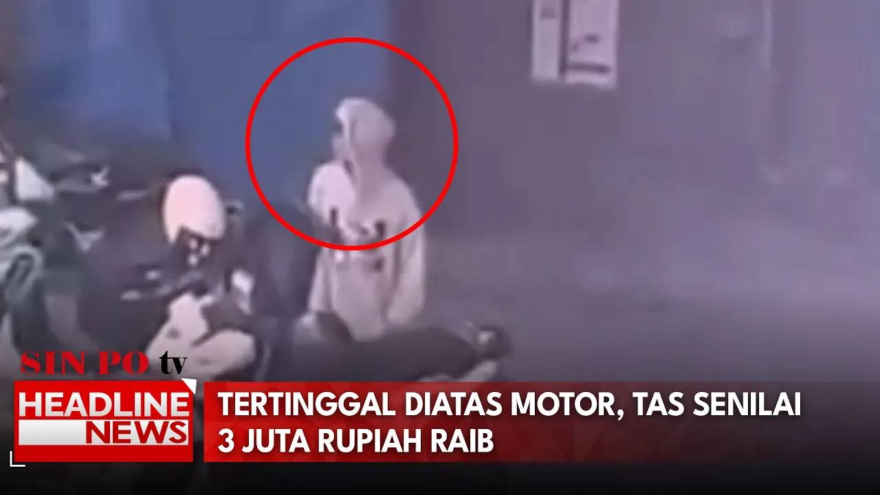 Tertinggal Diatas Motor, Tas Senilai 3 Juta Rupiah Raib