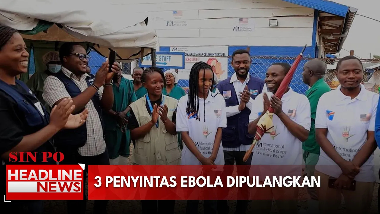 Tiga Penyintas Ebola Dipulangkan