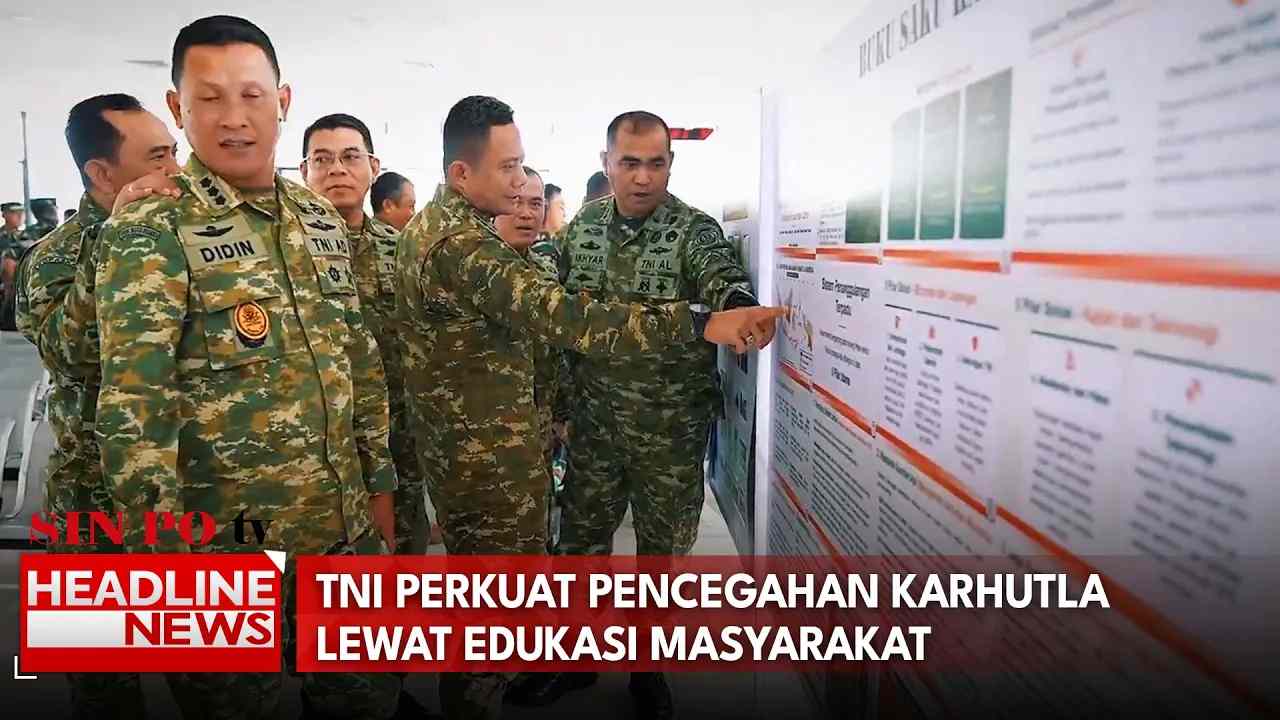 TNI Perkuat Pencegahan Karhutla Lewat Edukasi Masyarakat