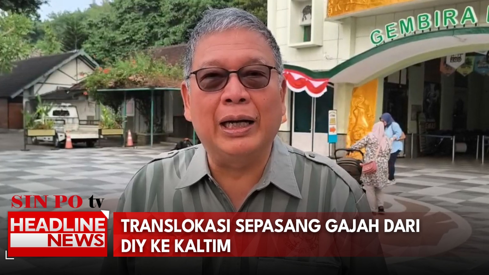 Translokasi Sepasang Gajah Dari DIY Ke Kaltim