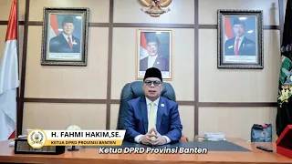 Ucapan Hari Kemerdekaan Indonesia ke 81 - H. Fahmi Hakim, S.E (Ketua DPRD Provinsi Banten)