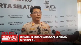 Update Temuan Ratusan Senjata di Sekolah