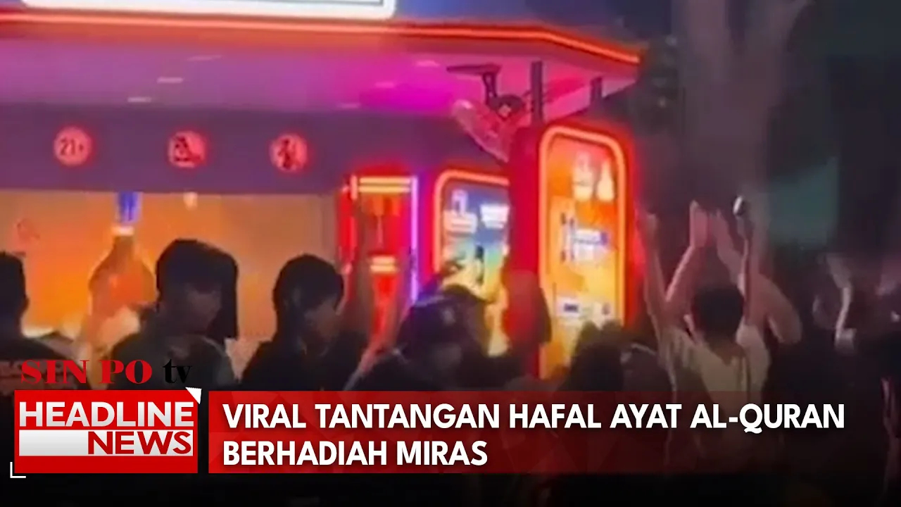 Viral Tantangan Hafal Ayat Al-Quran Berhadiah Miras