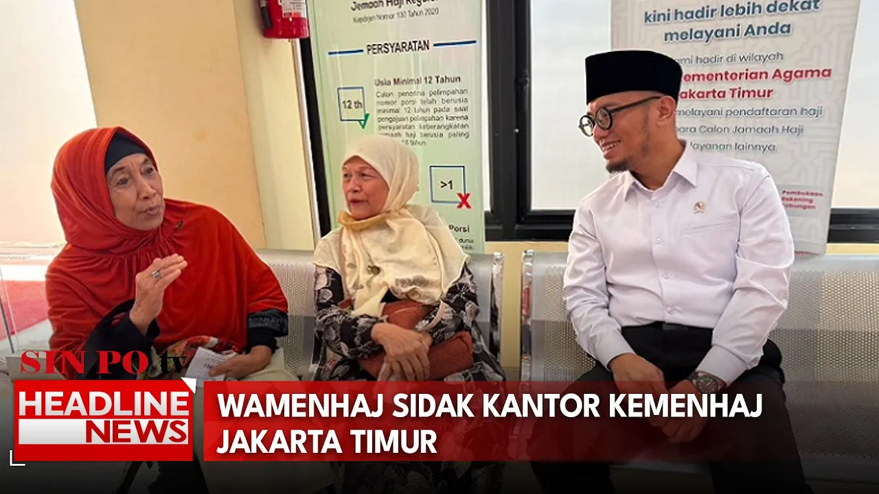 Wamenhaj Sidak Kantor Kemenhaj Jakarta Timur