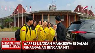 Wapres Libatkan Mahasiswa UI Dalam Penanganan Bencana Ntt