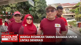 Warga Resmikan Taman Bahagia Untuk Lintas Generasi