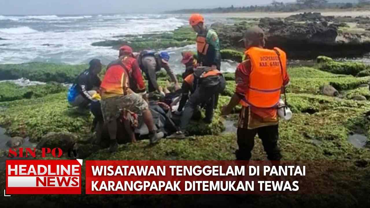 Wisatawan Tenggelam Di Pantai Karangpapak Ditemukan Tewas