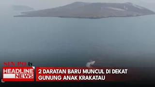 2 Daratan Baru Muncul di Dekat Gunung Anak Krakatau