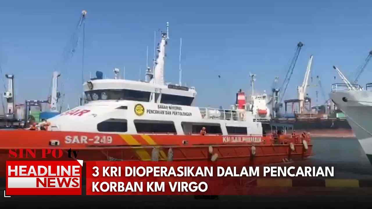 3 KRI Dioperasikan Dalam Pencarian Korban KM Virgo