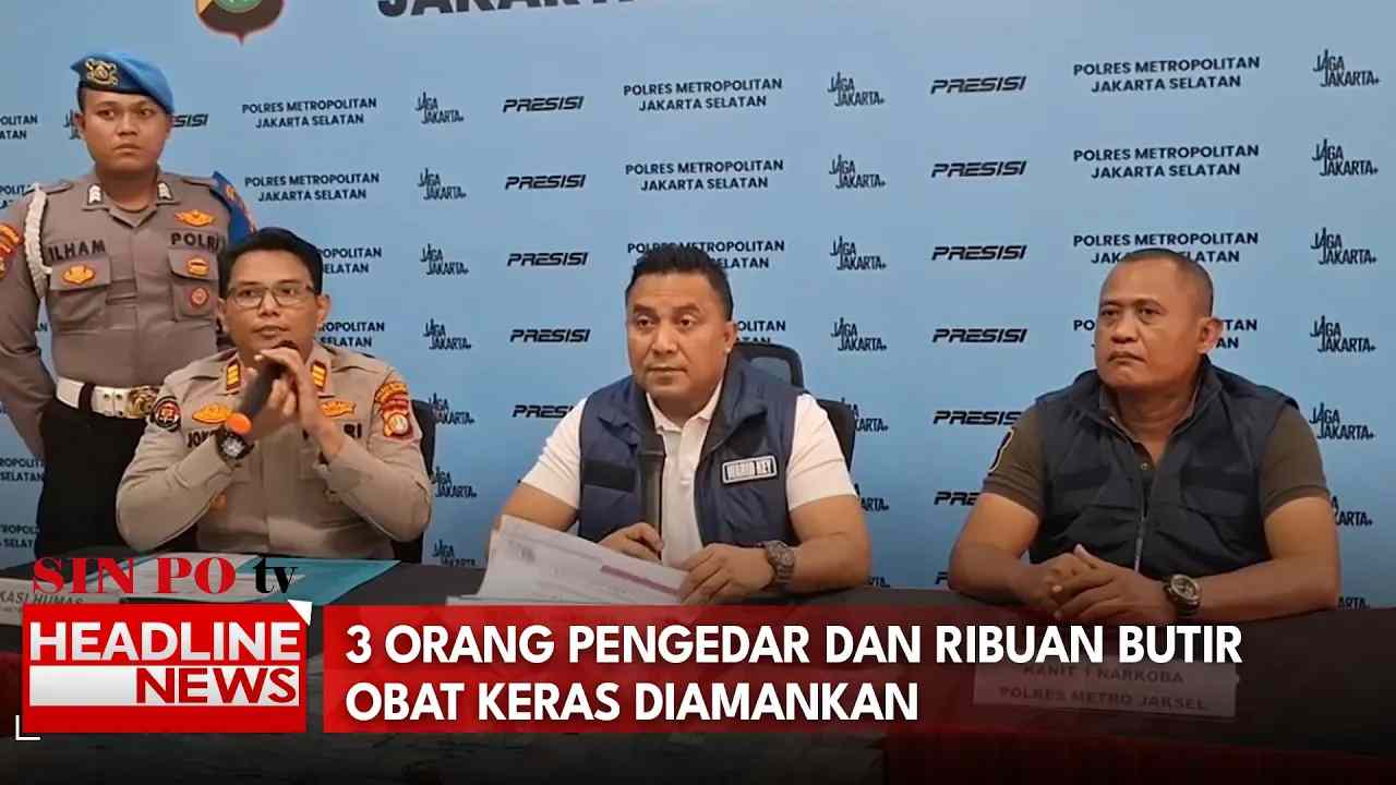 3 Orang Pengedar dan Ribuan Butir Obat Keras Diamankan