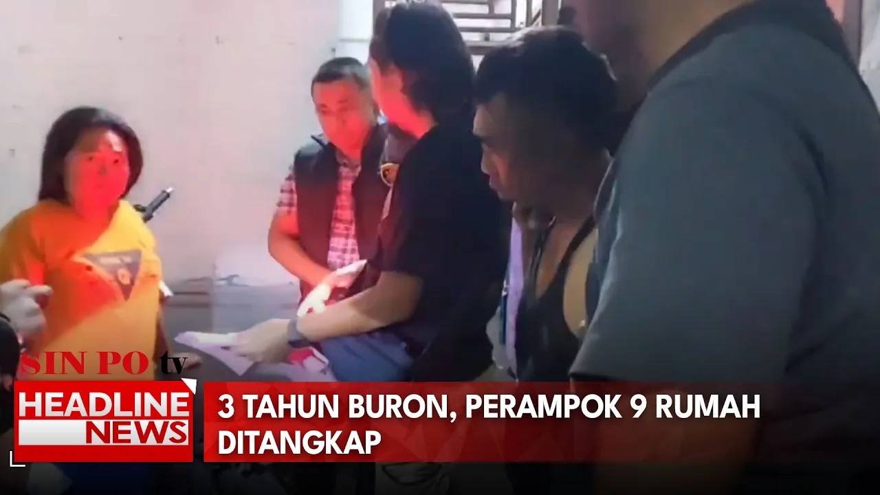 3 Tahun Buron, Perampok 9 Rumah Ditangkap