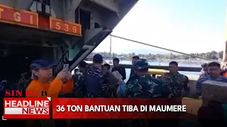 36 Ton Bantuan Tiba di Maumere