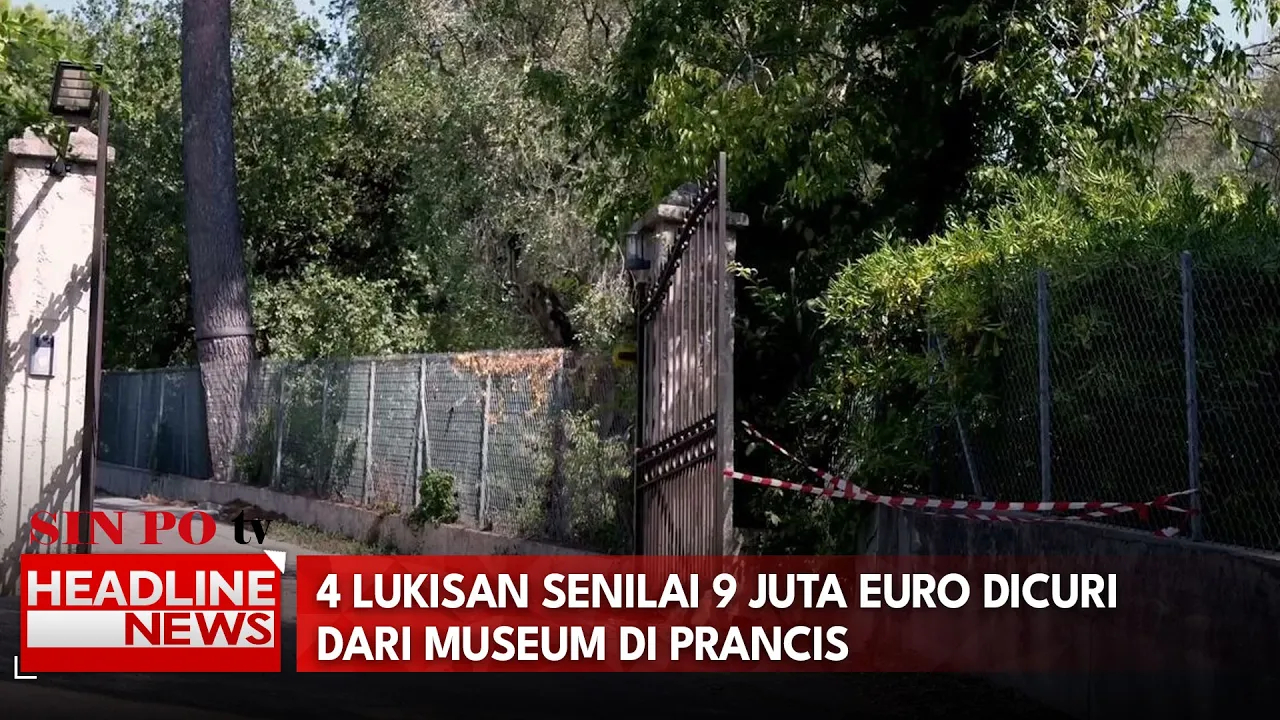 4 Lukisan Senilai 9 Juta Euro Dicuri Dari Museum di Prancis