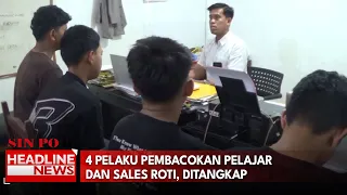 4 Pelaku Pembacokan Pelajar Dan Sales Roti, Ditangkap
