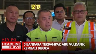 5 Bandara Terdampak Abu Vulkanik Kembali Dibuka