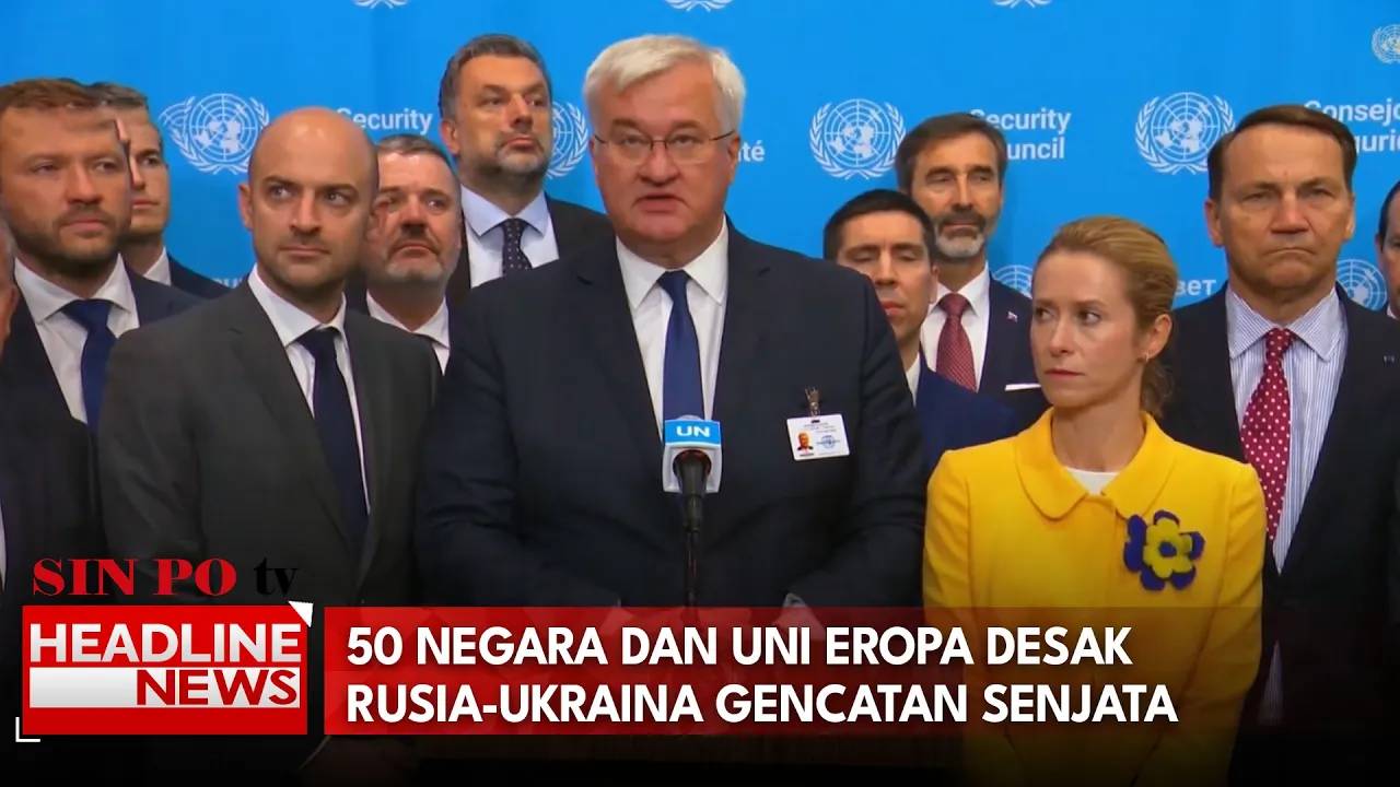 50 Negara dan Uni Eropa Desak Rusia-Ukraina Gencatan Senjata