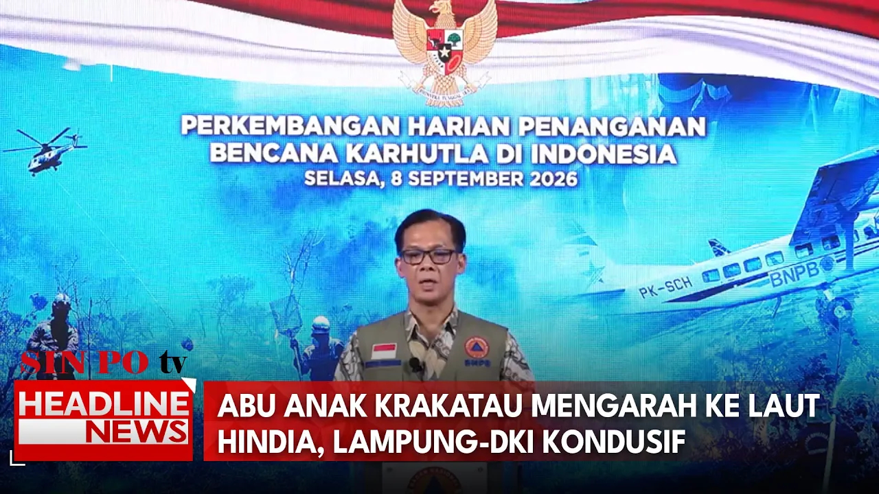 Abu Anak Krakatau Mengarah ke Laut Hindia, Lampung-DKI Kondusif