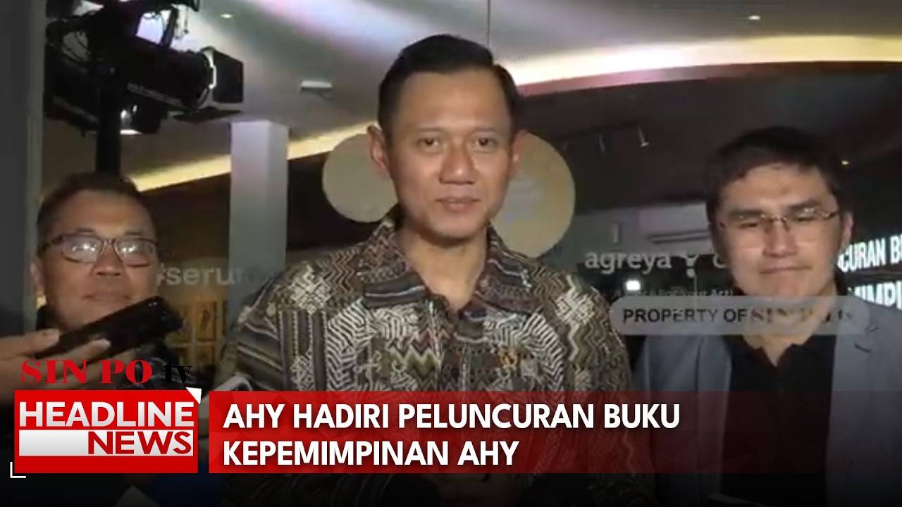 AHY Hadiri Peluncuran Buku Kepemimpinan AHY