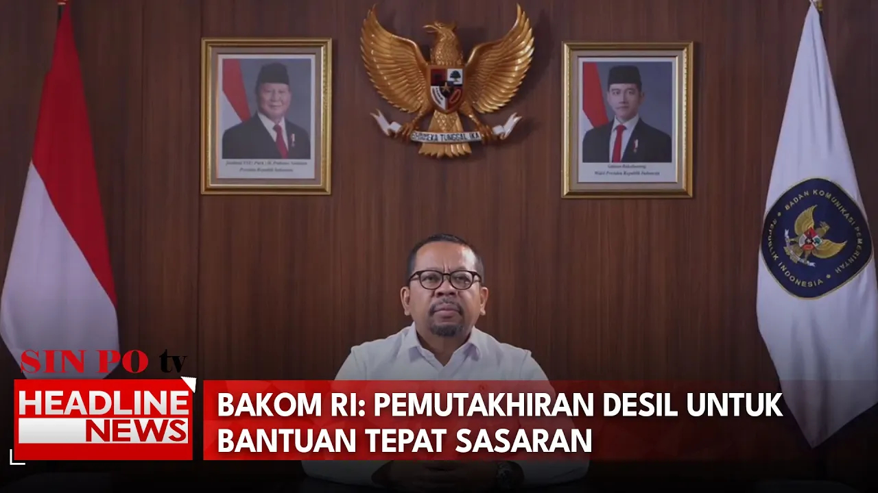 Bakom RI: Pemutakhiran Desil Untuk Bantuan Tepat Sasaran