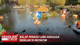 Balap Perahu Labu Raksasa Digelar di Moskow